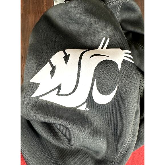 Nike Washington‎ State Cougars Therma Fit Hoodie Red Gray White Mens Medium NCAA - Picture 4 of 6